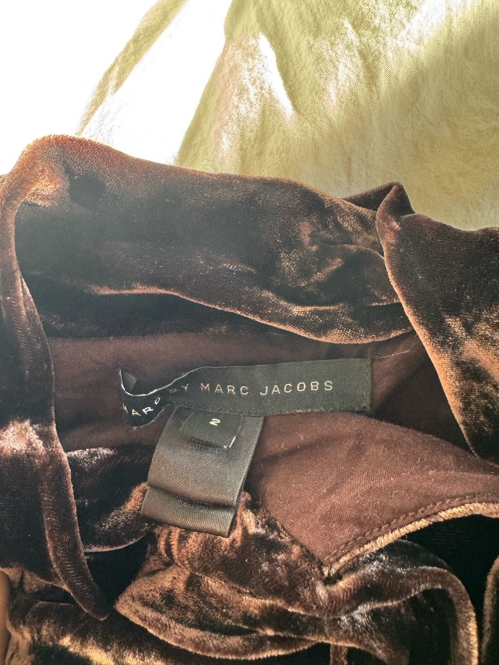 Marc by Marc Jacobs Brown Velvet Dress - Picture 4 of 9